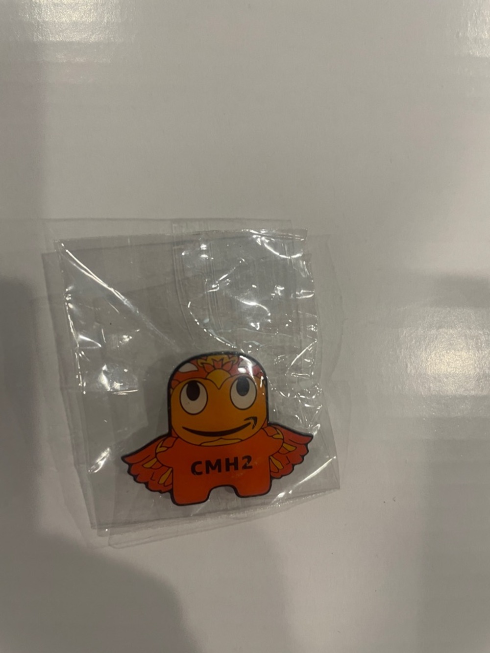 Orange CMH2 Mascot Enamel Pin